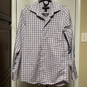 Pronto Uomo Dress Shirt - Pink & Blue